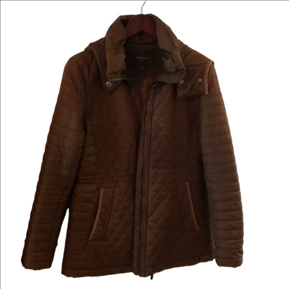 Marc New York by Andrew Marc Puffer Jacket in brown size M